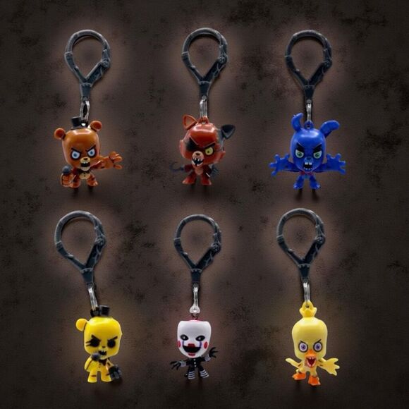 NIP Five Nights At Freddy's Blind Box Backpack Hanger Figures B5 - Picture 1 of 4